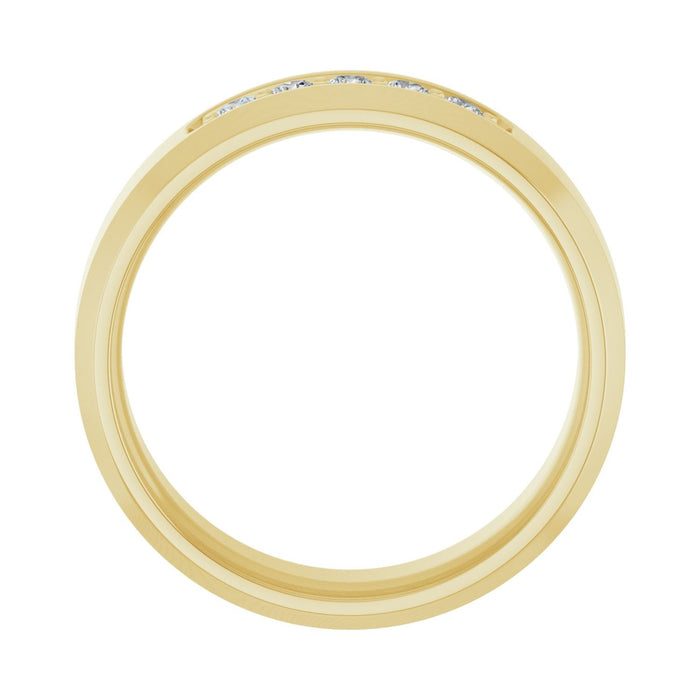 14K Yellow Gold 1/6 CTW Lab-Grown Diamond Band