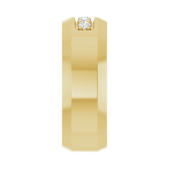 14K Yellow Gold 1/6 CTW Lab-Grown Diamond Band