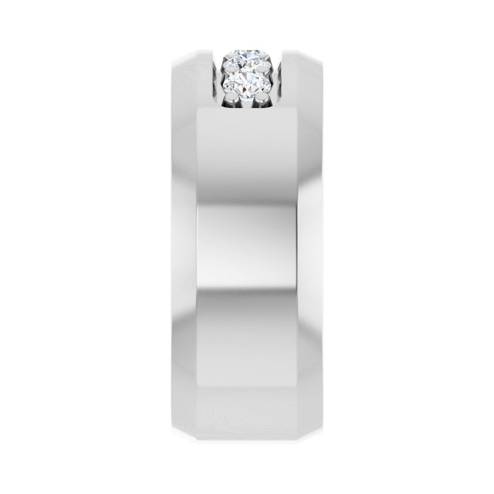 14K White Gold 1/2 CTW Lab-Grown Diamond Band