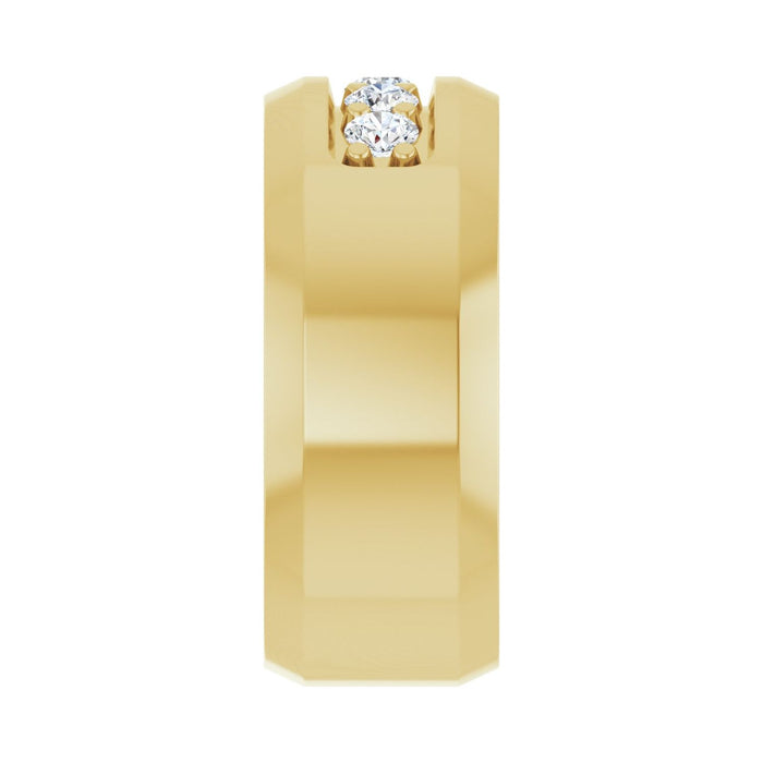 14K Yellow Gold 1/2 CTW Lab-Grown Diamond Band