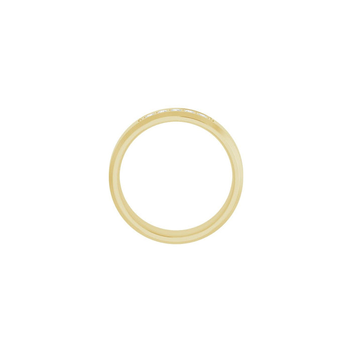 14K Yellow Gold 1/6 CTW Lab-Grown Diamond Band