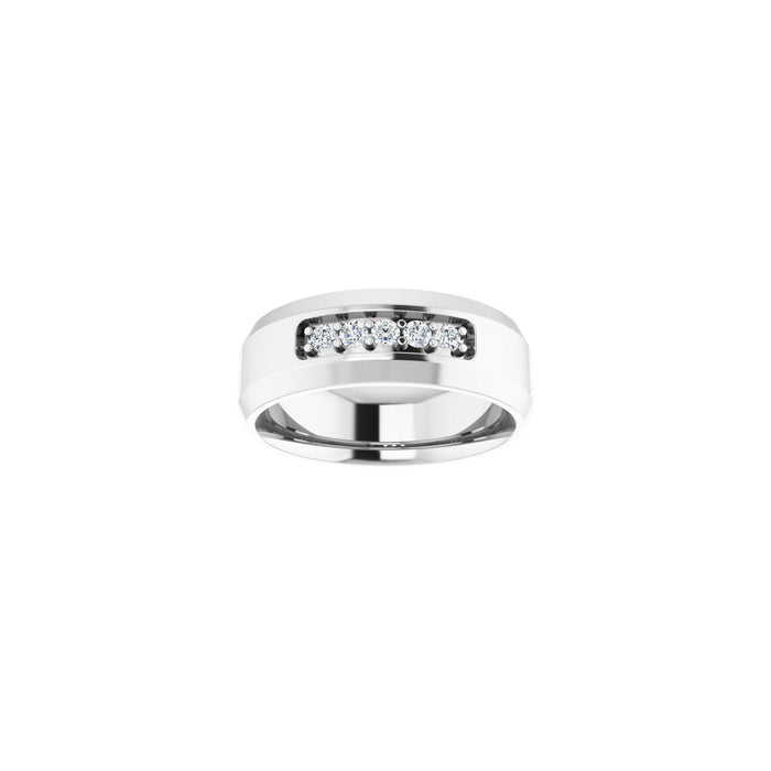 14K White Gold 1/6 CTW Lab-Grown Diamond Band