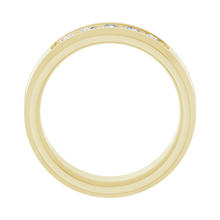 14K Yellow Gold 1/2 CTW Lab-Grown Diamond Band