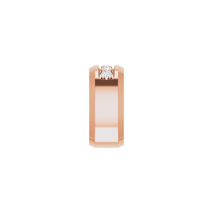 14K Rose Gold 1/2 CTW Lab-Grown Diamond Band