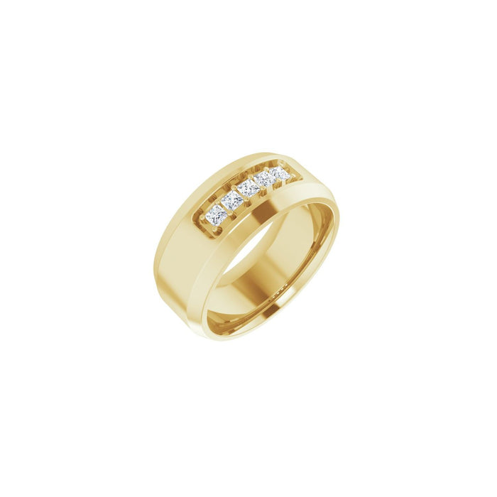 14K Yellow Gold 1/5 CTW Lab-Grown Diamond Band