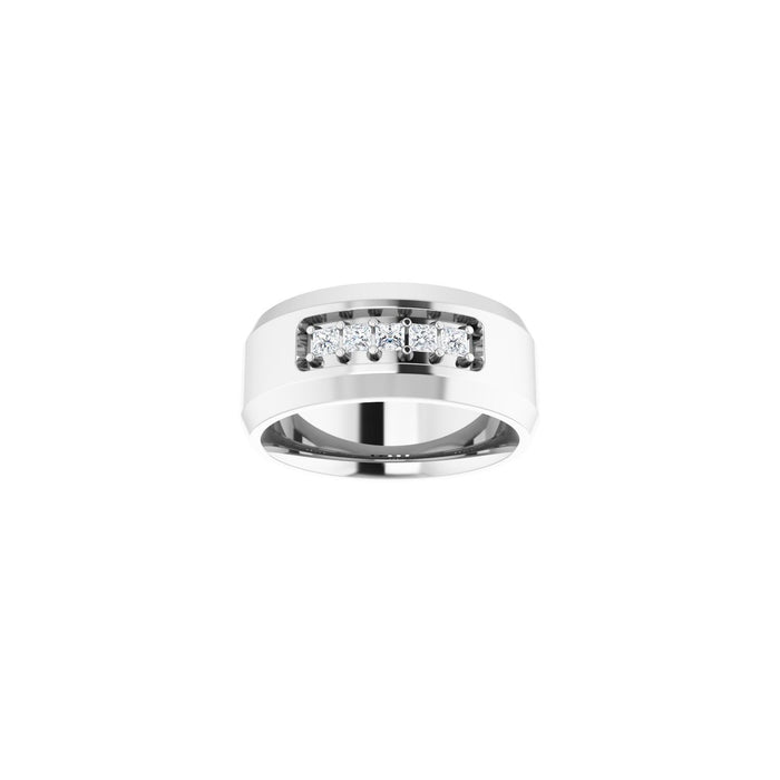 14K White Gold 1/5 CTW Lab-Grown Diamond Band