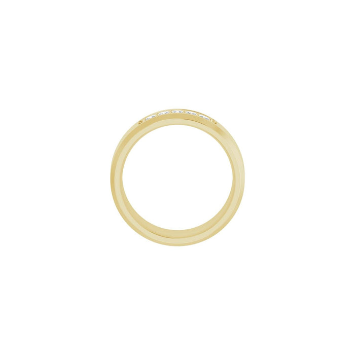 14K Yellow Gold 1/5 CTW Lab-Grown Diamond Band