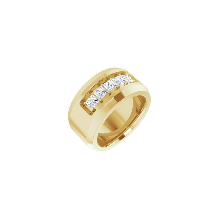 14K Yellow Gold 3/4 CTW Lab-Grown Diamond Band