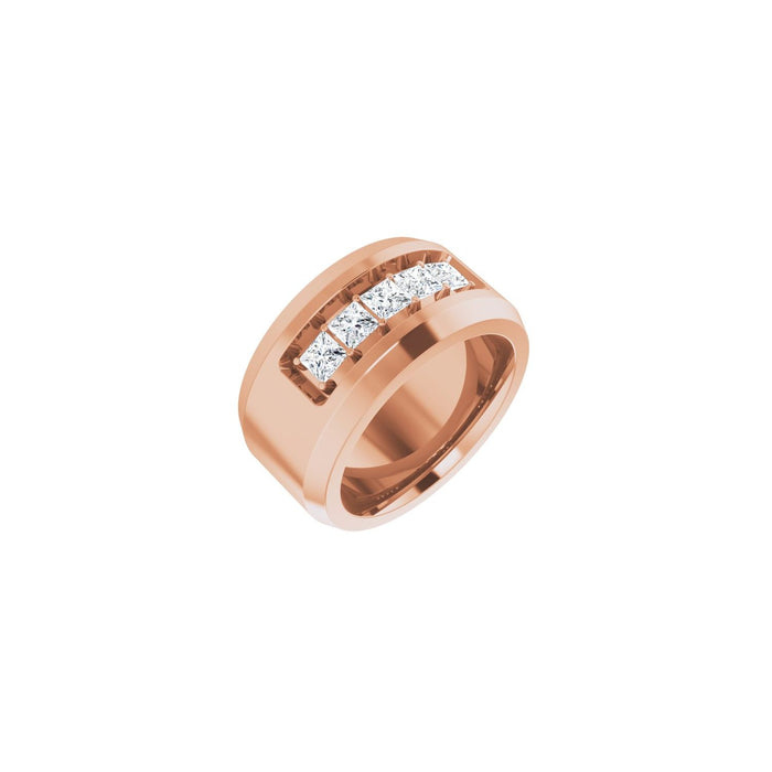14K Rose Gold 3/4 CTW Lab-Grown Diamond Band