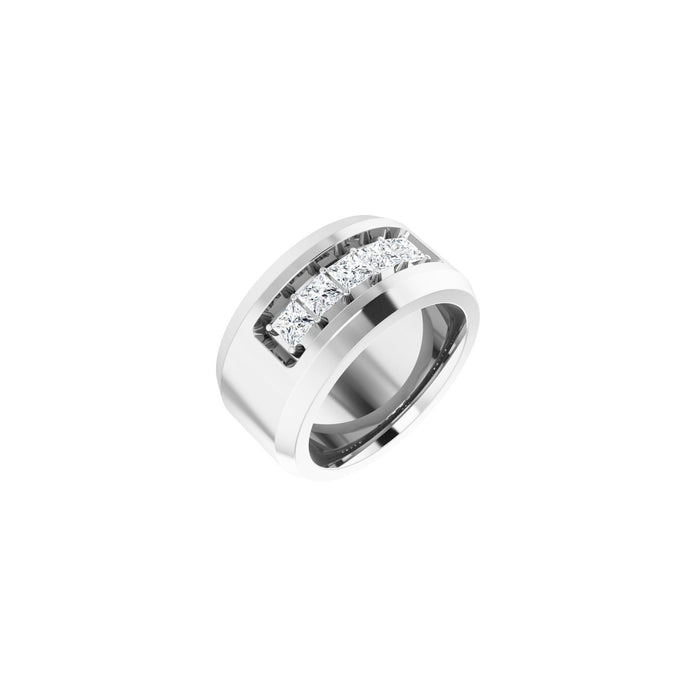 14K White Gold 3/4 CTW Lab-Grown Diamond Band