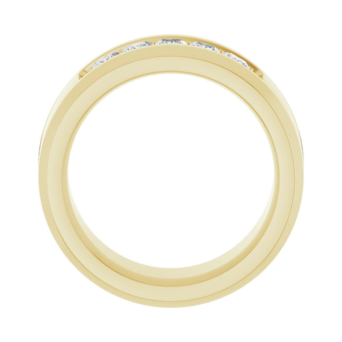 14K Yellow Gold 3/4 CTW Lab-Grown Diamond Band