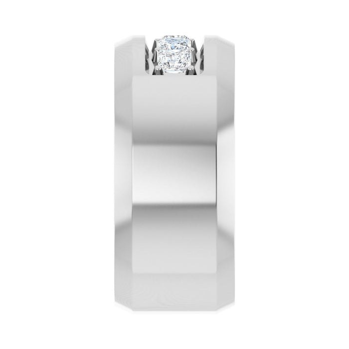 14K White Gold 3/4 CTW Lab-Grown Diamond Band