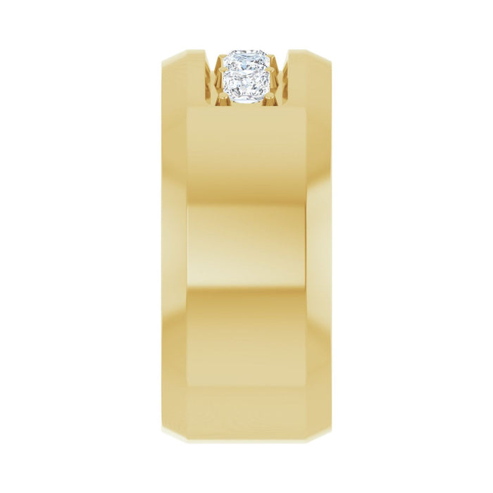 14K Yellow Gold 3/4 CTW Lab-Grown Diamond Band