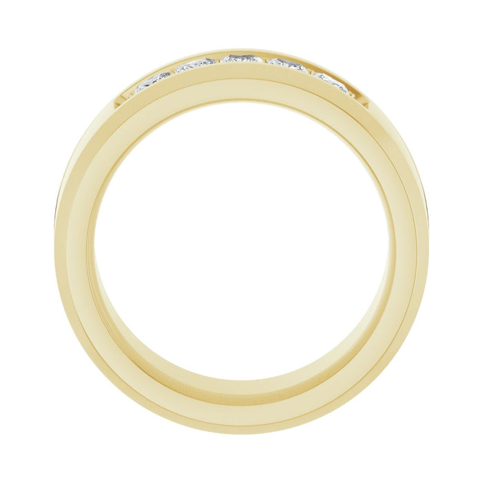 14K Yellow Gold 3/4 CTW Lab-Grown Diamond Band