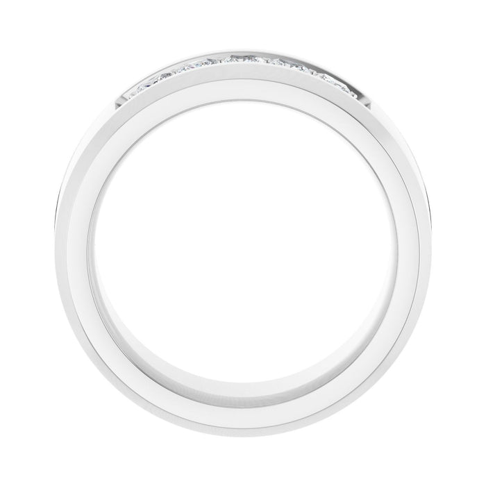 14K White Gold 3/4 CTW Lab-Grown Diamond Band