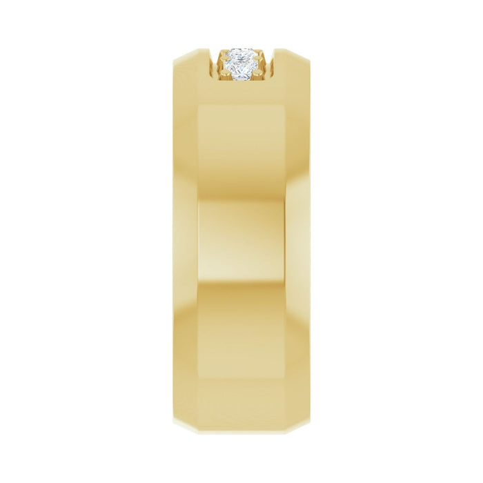 14K Yellow Gold 1/5 CTW Lab-Grown Diamond Band
