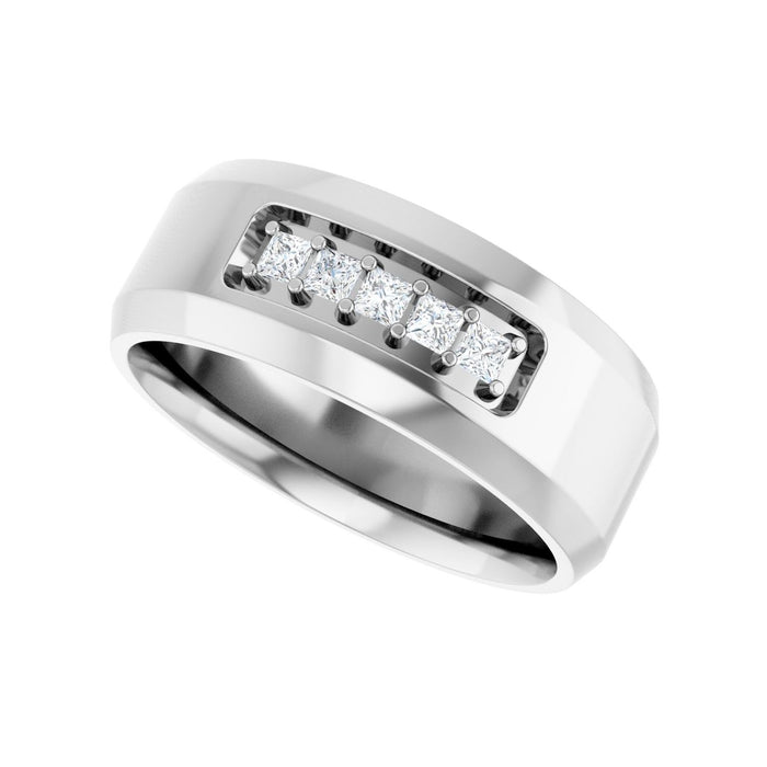 14K White Gold 1/5 CTW Lab-Grown Diamond Band