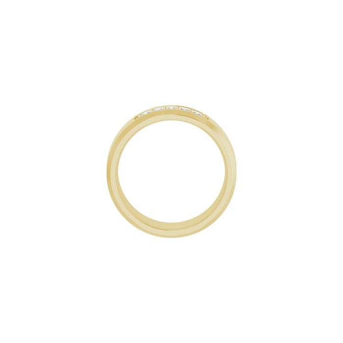 14K Yellow Gold 1/5 CTW Lab-Grown Diamond Band