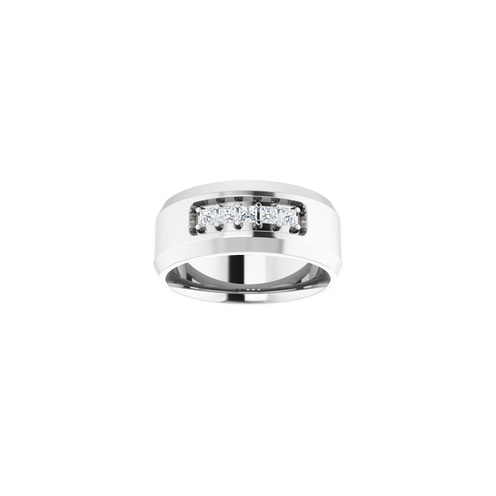 14K White Gold 1/5 CTW Lab-Grown Diamond Band