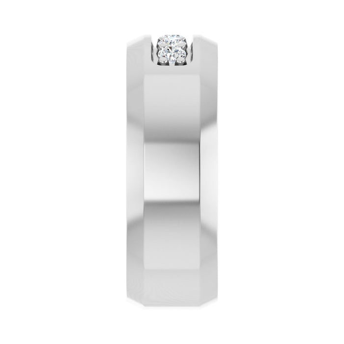 14K White Gold 1/6 CTW Lab-Grown Diamond Band