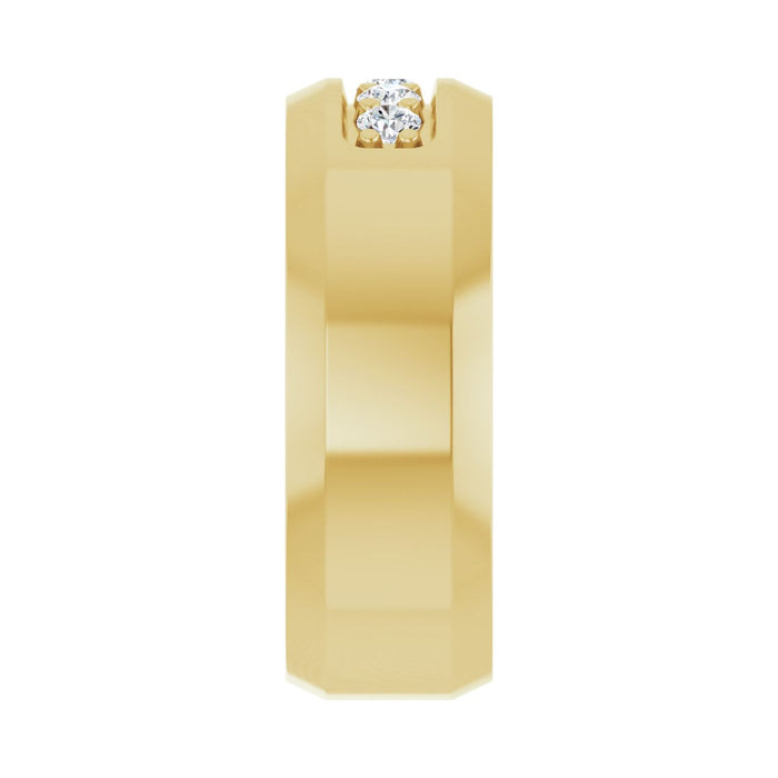 14K Yellow Gold 1/6 CTW Lab-Grown Diamond Band