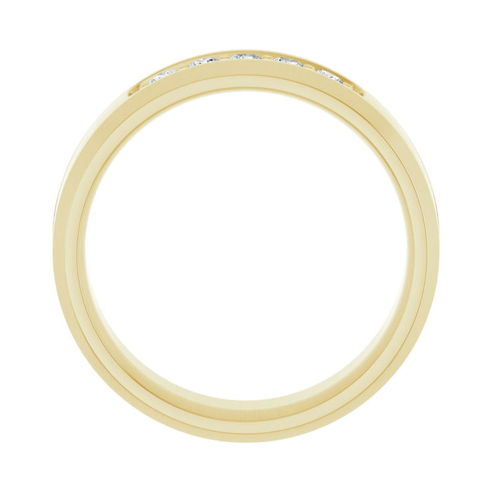 14K Yellow Gold 1/6 CTW Lab-Grown Diamond Band