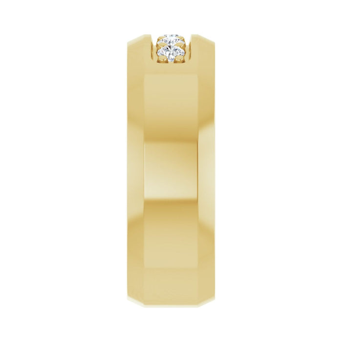 14K Yellow Gold 1/6 CTW Lab-Grown Diamond Band