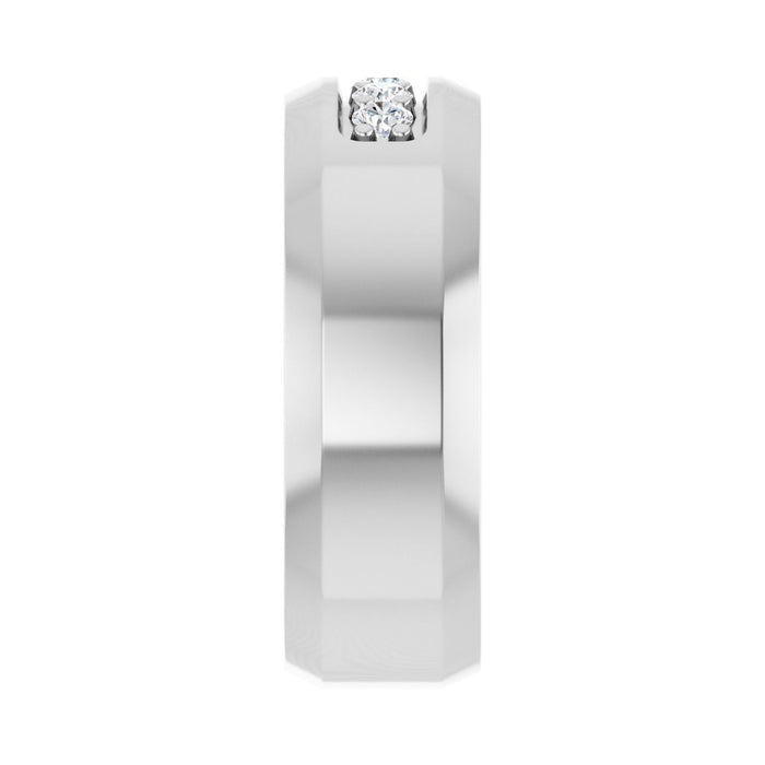 14K White Gold 1/6 CTW Lab-Grown Diamond Band