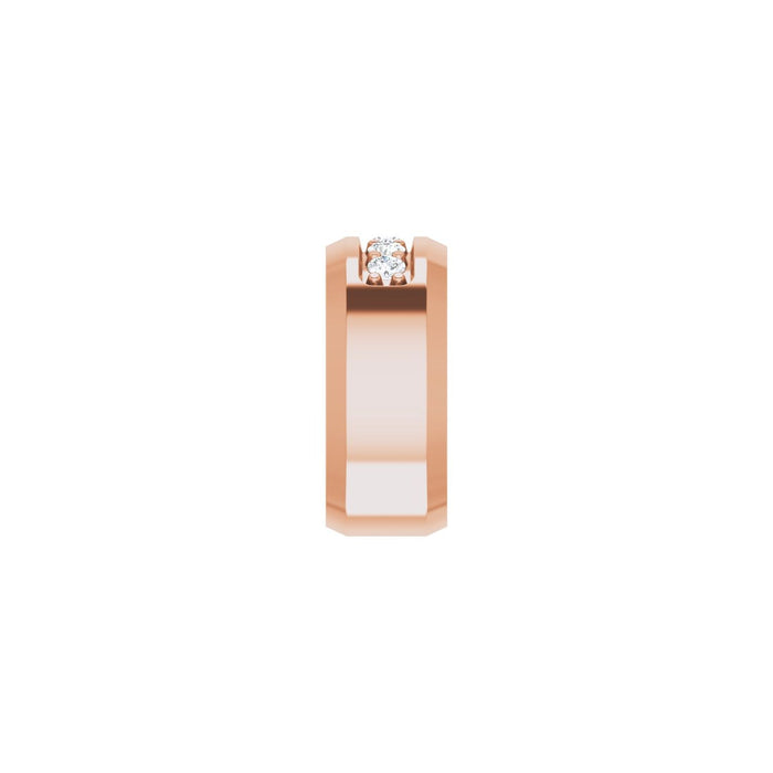 14K Rose Gold 1/2 CTW Lab-Grown Diamond Band