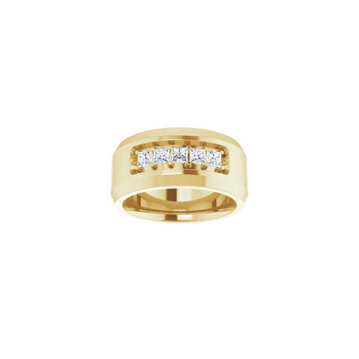 14K Yellow Gold 1/2 CTW Lab-Grown Diamond Band