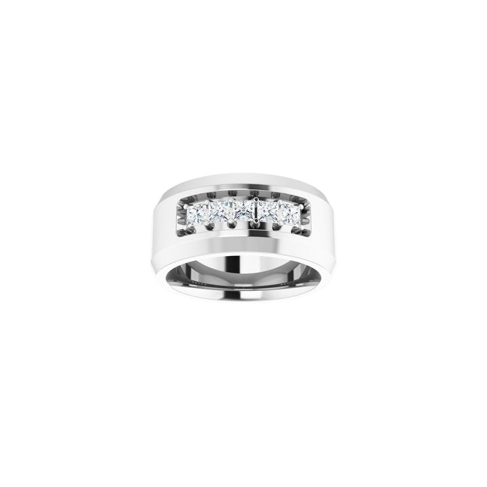 14K White Gold 1/2 CTW Lab-Grown Diamond Band