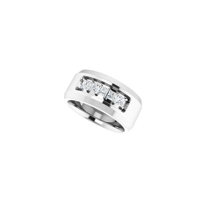 14K White Gold 1/2 CTW Lab-Grown Diamond Band