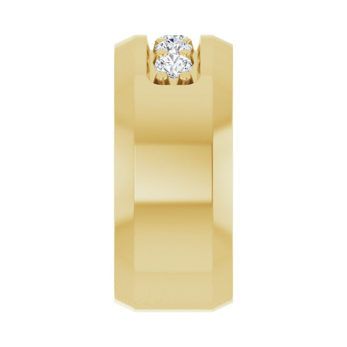 14K Yellow Gold 1/2 CTW Lab-Grown Diamond Band