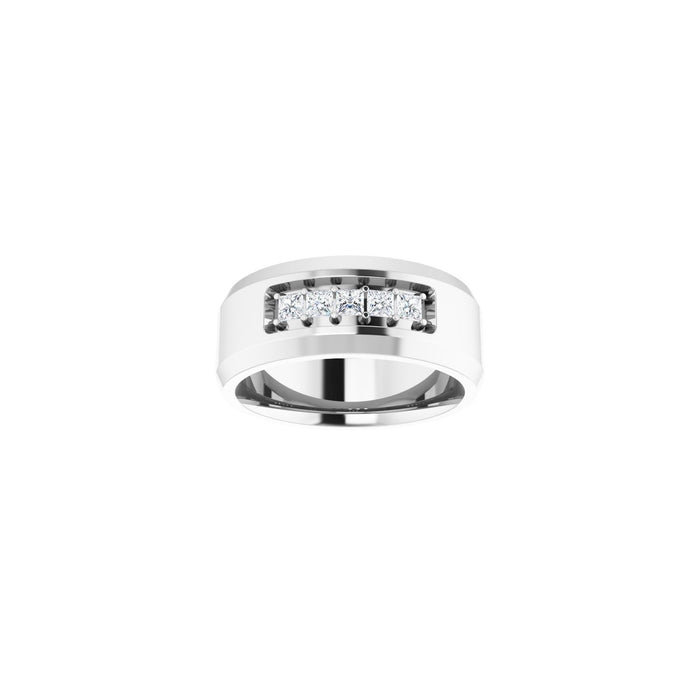 14K White Gold 1/2 CTW Lab-Grown Diamond Band