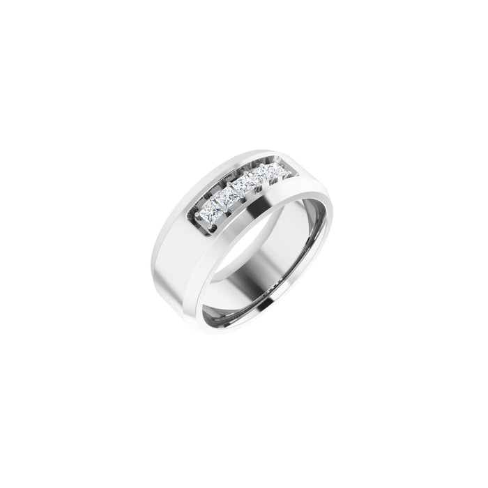 14K White Gold 1/2 CTW Lab-Grown Diamond Band