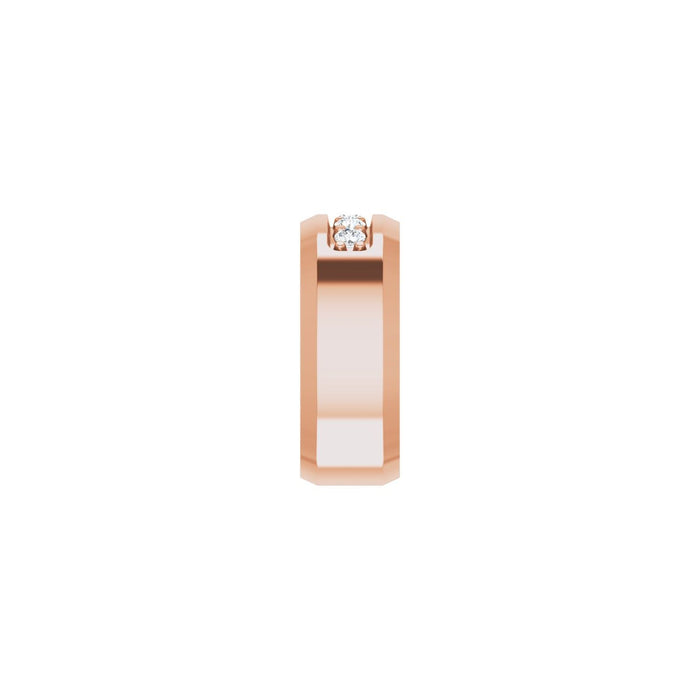 14K Rose Gold 1/2 CTW Lab-Grown Diamond Band