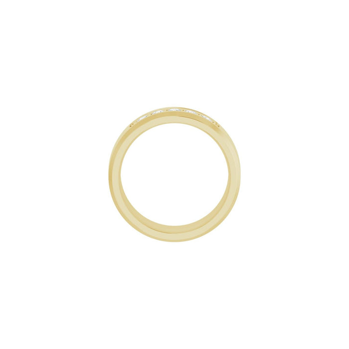 14K Yellow Gold 1/2 CTW Lab-Grown Diamond Band