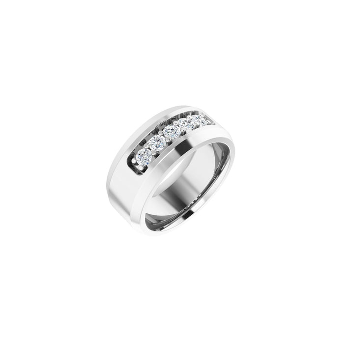 14K White Gold 1/2 CTW Lab-Grown Diamond Band