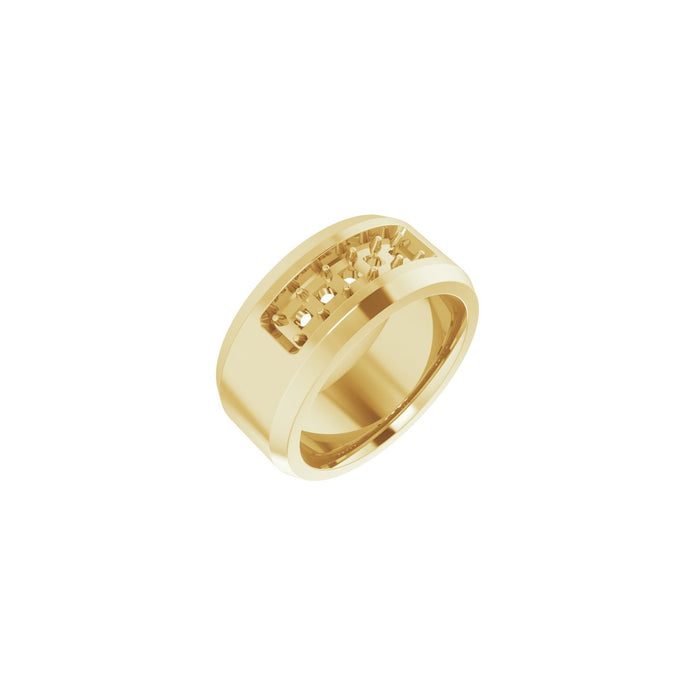 14K Yellow Gold 3/4 CTW Lab-Grown Diamond Band