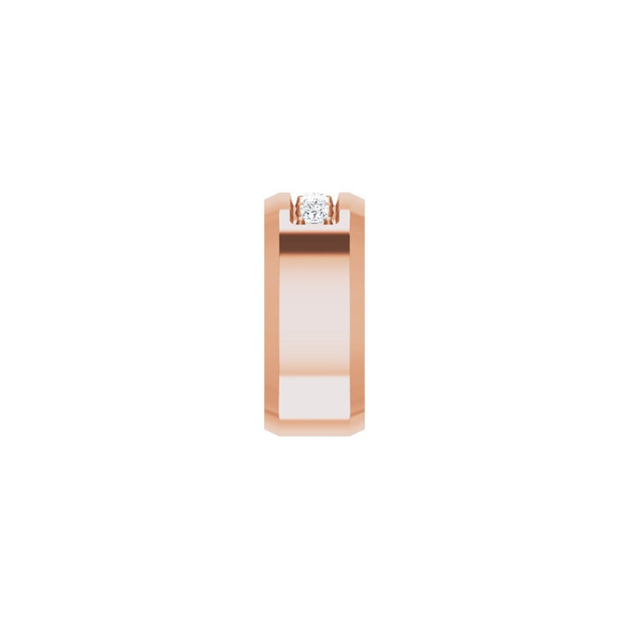 14K Rose Gold 1/2 CTW Lab-Grown Diamond Band