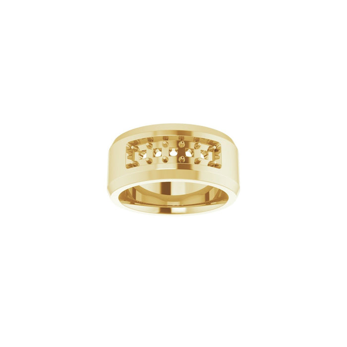 14K Yellow Gold 3/4 CTW Lab-Grown Diamond Band