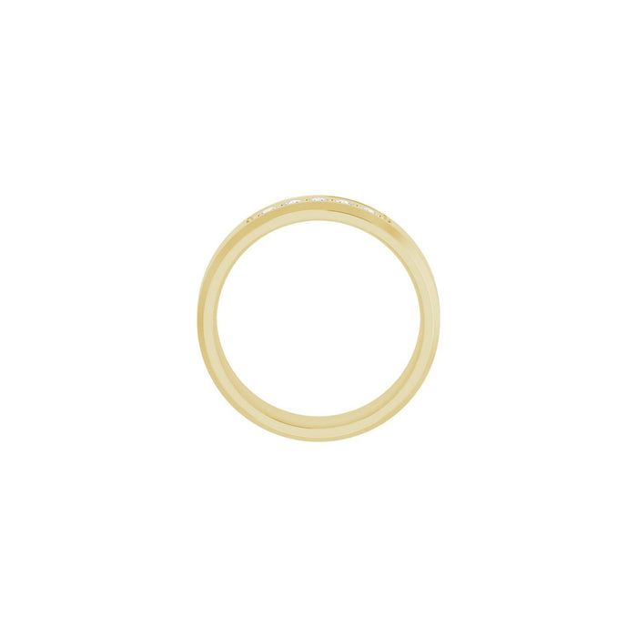 14K Yellow Gold 1/6 CTW Lab-Grown Diamond Band
