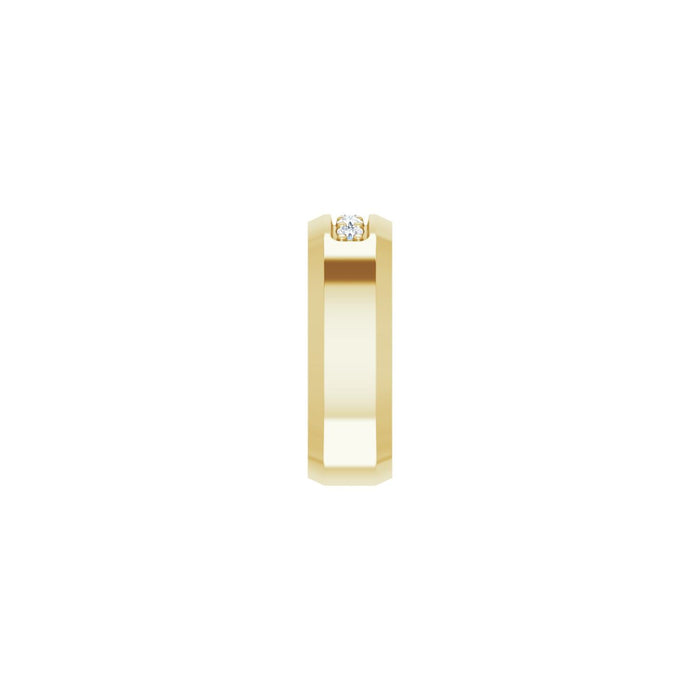 14K Yellow Gold 1/6 CTW Lab-Grown Diamond Band