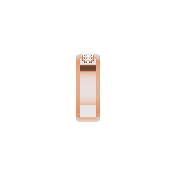 14K Rose Gold 1/2 CTW Lab-Grown Diamond Band