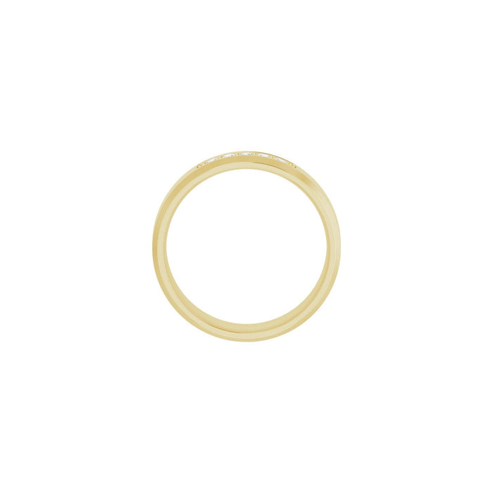 14K Yellow Gold 1/6 CTW Lab-Grown Diamond Band