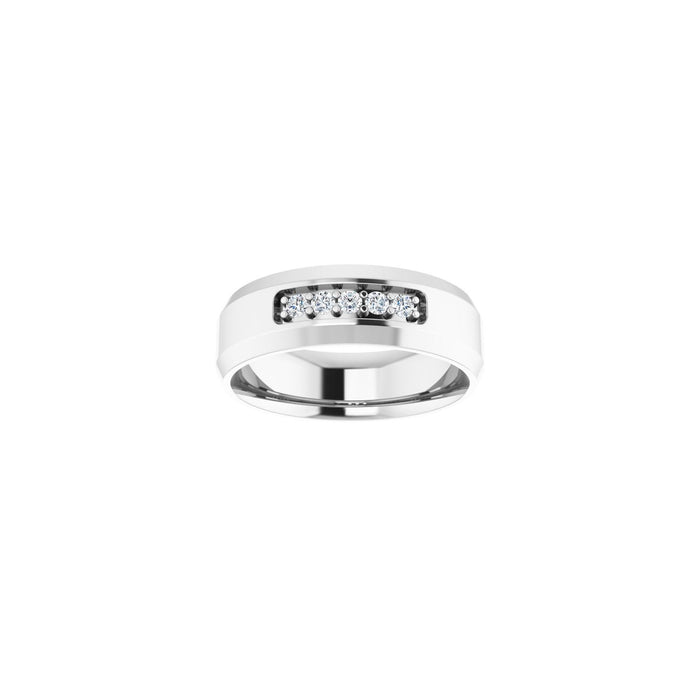 14K White Gold 1/6 CTW Lab-Grown Diamond Band