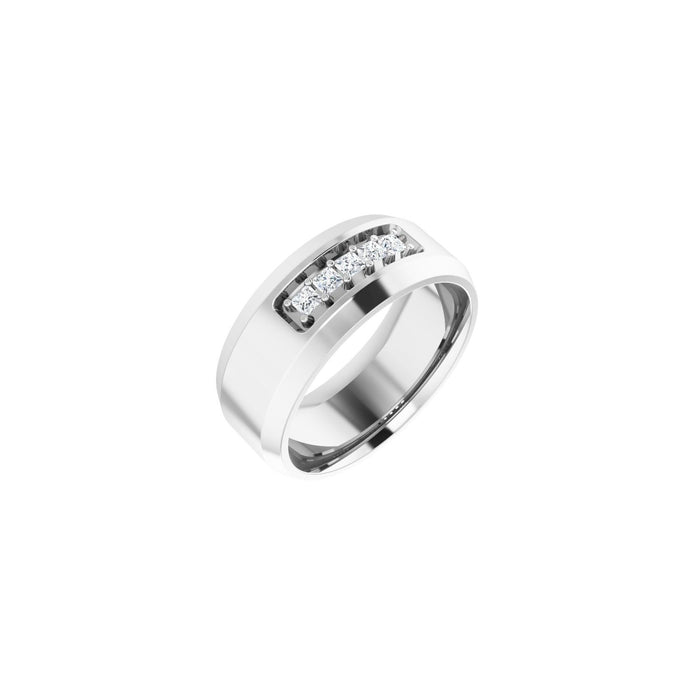 14K White Gold 1/5 CTW Lab-Grown Diamond Band