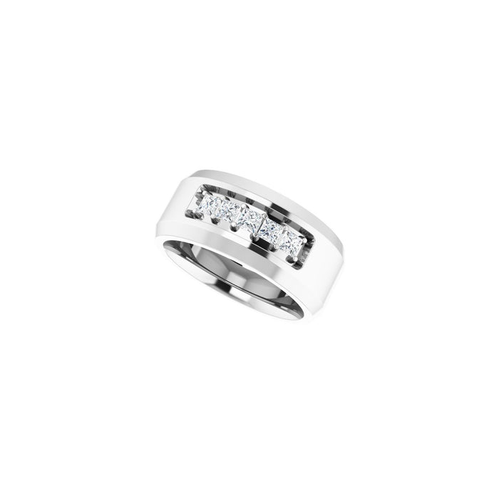 14K White Gold 1/2 CTW Lab-Grown Diamond Band