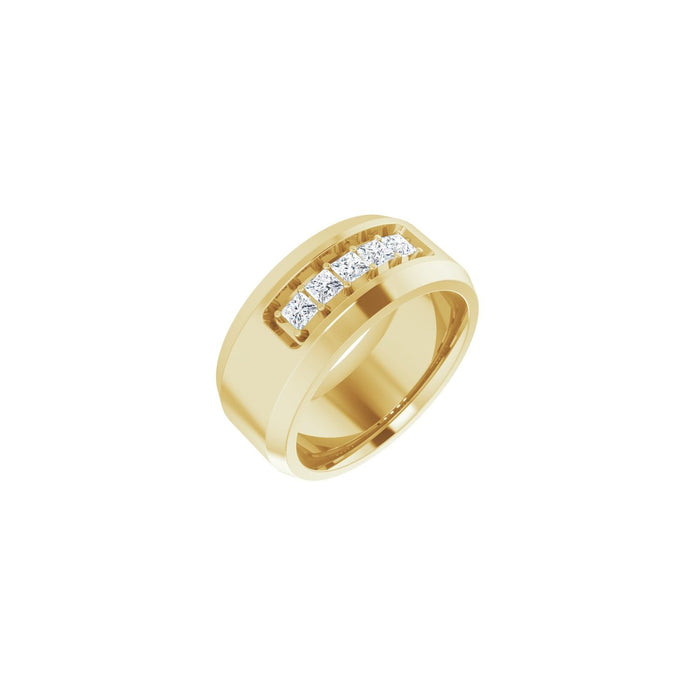 14K Yellow Gold 1/2 CTW Lab-Grown Diamond Band