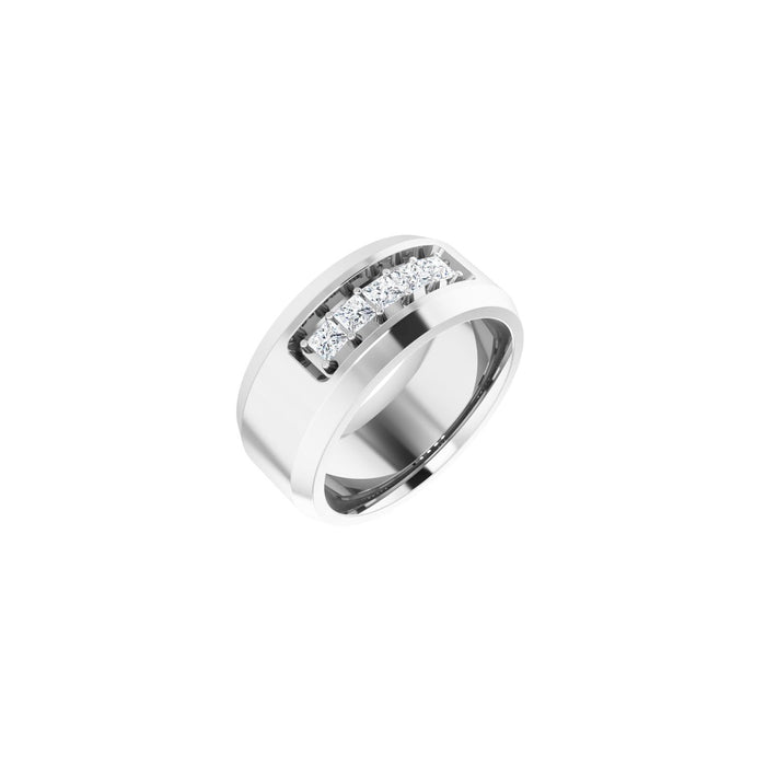 14K White Gold 1/2 CTW Lab-Grown Diamond Band